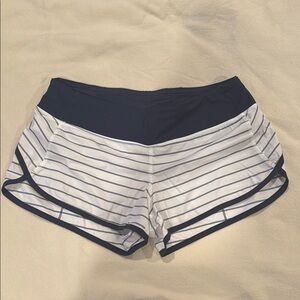 Lululemon Speed Up Low Rise Lined Short
- Navy and White